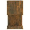 Noční stolek kouřový dub 50 x 30 x 51,5 cm kompozitní dřevo 815828