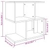 Noční stolek kouřový dub 50 x 30 x 51,5 cm kompozitní dřevo 815828