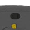 Masážní polohovací křeslo tmavě šedé textil 373549