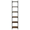 Knihovna s 6 policemi kouřový dub 40x30x188 cm kompozitní dřevo 837644