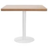 Bistro stolek světle hnědý 80 x 80 cm MDF 286432