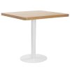 Bistro stolek světle hnědý 80 x 80 cm MDF 286432