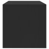 TV stolek černý 120 x 40 x 40 cm kompozitní dřevo 800037