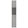 Koupelnová skříňka šedá sonoma 32x25,5x190 cm kompozitní dřevo 815538