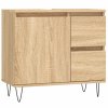 Koupelnová skříňka dub sonoma 65 x 33 x 60 cm kompozitní dřevo 831607