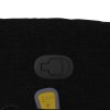 Zvedací masážní polohovací křeslo černé textil 3206656