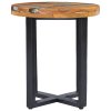 Konferenční stolek 40 x 45 cm masivní teak a polyresin 281652