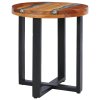 Konferenční stolek 40 x 45 cm masivní teak a polyresin 281652
