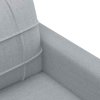 Křeslo světle šedé 60 cm textil 359075
