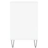 Botník bílý s vysokým leskem 102x36x60 cm kompozitní dřevo 831390
