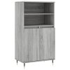 Skříň highboard šedá sonoma 60 x 36 x 110 cm kompozitní dřevo 831482