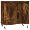Koupelnová skříňka kouřový dub 58 x 33 x 60 cm kompozitní dřevo 831585