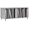 Skříňka na LP desky betonově šedá 100x38x48 cm kompozitní dřevo 831744