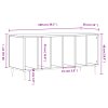 Skříňka na LP desky betonově šedá 100x38x48 cm kompozitní dřevo 831744