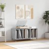Skříňka na LP desky betonově šedá 100x38x48 cm kompozitní dřevo 831744