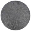 Stolní deska šedá Ø 50 x 2,5 cm mramor 149194