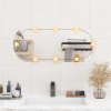 Nástěnné zrcadlo s LED osvětlením 35 x 80 cm sklo oválné 3189162