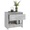 Noční stolky 2 ks betonově šedé 40x30x39 cm kompozitní dřevo 803452