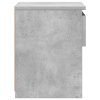Noční stolky 2 ks betonově šedé 40x30x39 cm kompozitní dřevo 803452