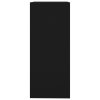 Knihovna / dělicí stěna černá 40 x 30 x 72 cm 811602