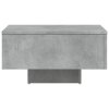 Konferenční stolek betonově šedý 60x60x31,5 cm kompozitní dřevo 806889