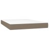 Taštičková matrace taupe 140 x 200 x 20 cm textil 347798