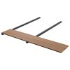 WPC plná terasová prkna a příslušenství 16 m² 2,2 m teak 275677