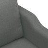 2místná pohovka tmavě šedá 140 cm textil 359360