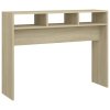 Konzolový stolek dub sonoma 105 x 30 x 80 cm kompozitní dřevo 808308