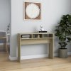 Konzolový stolek dub sonoma 105 x 30 x 80 cm kompozitní dřevo 808308