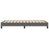 Rám postele šedý 80 x 200 cm umělá kůže 346872