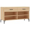 Botník dub sonoma 102 x 35 x 55 cm kompozitní dřevo 829743