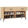 Botník dub sonoma 102 x 35 x 55 cm kompozitní dřevo 829743
