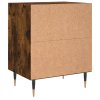 Noční stolky 2 ks kouřový dub 40 x 30 x 50 cm kompozitní dřevo 826775