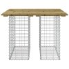 Zahradní lavice gabionový design 100 x 102 x 72 cm borové dřevo 834370