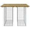 Zahradní lavice gabionový design 100 x 102 x 72 cm borové dřevo 834370
