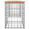 Zahradní lavice gabionový design 103x31x42 cm masivní douglaska 834330
