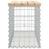 Zahradní lavice gabionový design 83x31,5x42 cm masivní borovice 834347