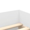 Rám postele se zásuvkami bílý 100 x 200 cm 3207336