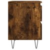 Noční stolky 2 ks kouřový dub 40 x 35 x 50 cm kompozitní dřevo 826887