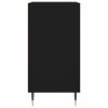 Příborník černý 57 x 35 x 70 cm kompozitní dřevo 827125