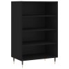 Skříň highboard černá 57 x 35 x 90 cm kompozitní dřevo 827221