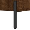 Noční stolky 2 ks hnědý dub 40 x 35 x 47,5 cm kompozitní dřevo 827339