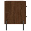 Noční stolky 2 ks hnědý dub 40 x 35 x 47,5 cm kompozitní dřevo 827339