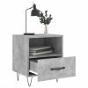 Noční stolky 2 ks betonově šedé 40x35x47,5 cm kompozitní dřevo 827429