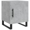 Noční stolky 2 ks betonově šedé 40x40x50 cm kompozitní dřevo 827621