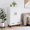 Skříň highboard bílá 69,5 x 31 x 115 cm kompozitní dřevo 828260