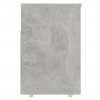 Lavice s botníkem betonově šedá 105x30x45 cm kompozitní dřevo 808760