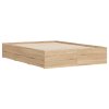 Rám postele se zásuvkami dub sonoma 120x190 cm kompozitní dřevo 3207317