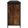 Botníková lavice s výklopnou zásuvkou kouřový dub 82x32x56 cm 835124